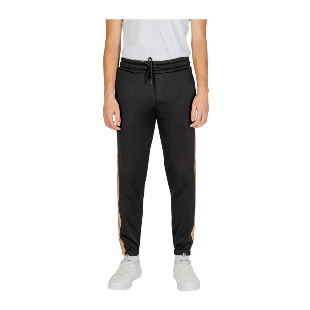 Alviero Martini 1a Classe Slim-Fit Broek van Polyesterblend Black Heren