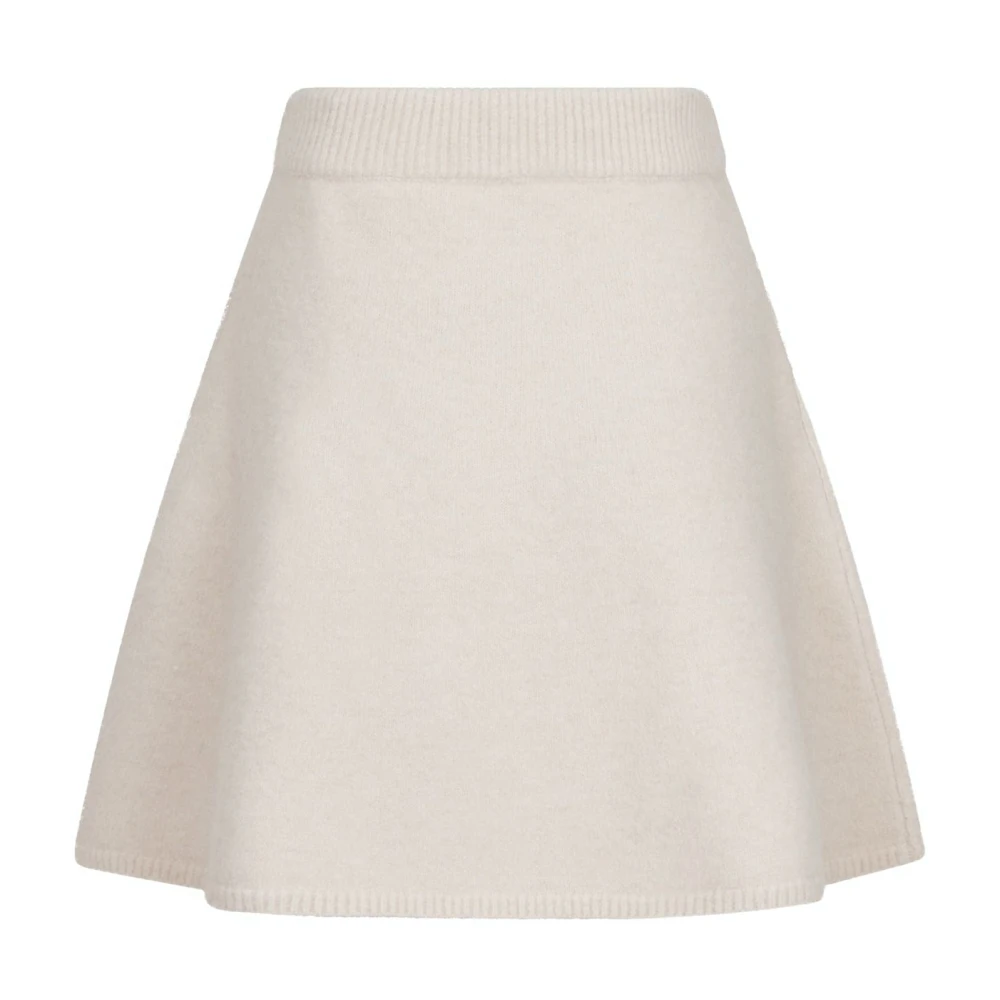 NEO NOIR Gebreide rok van zachte kwaliteit Beige Dames