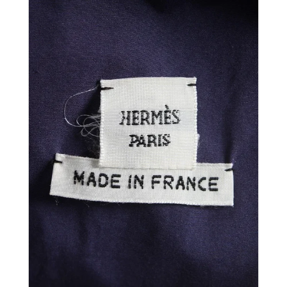 Hermès Vintage Pre-owned Cotton tops Blue Dames