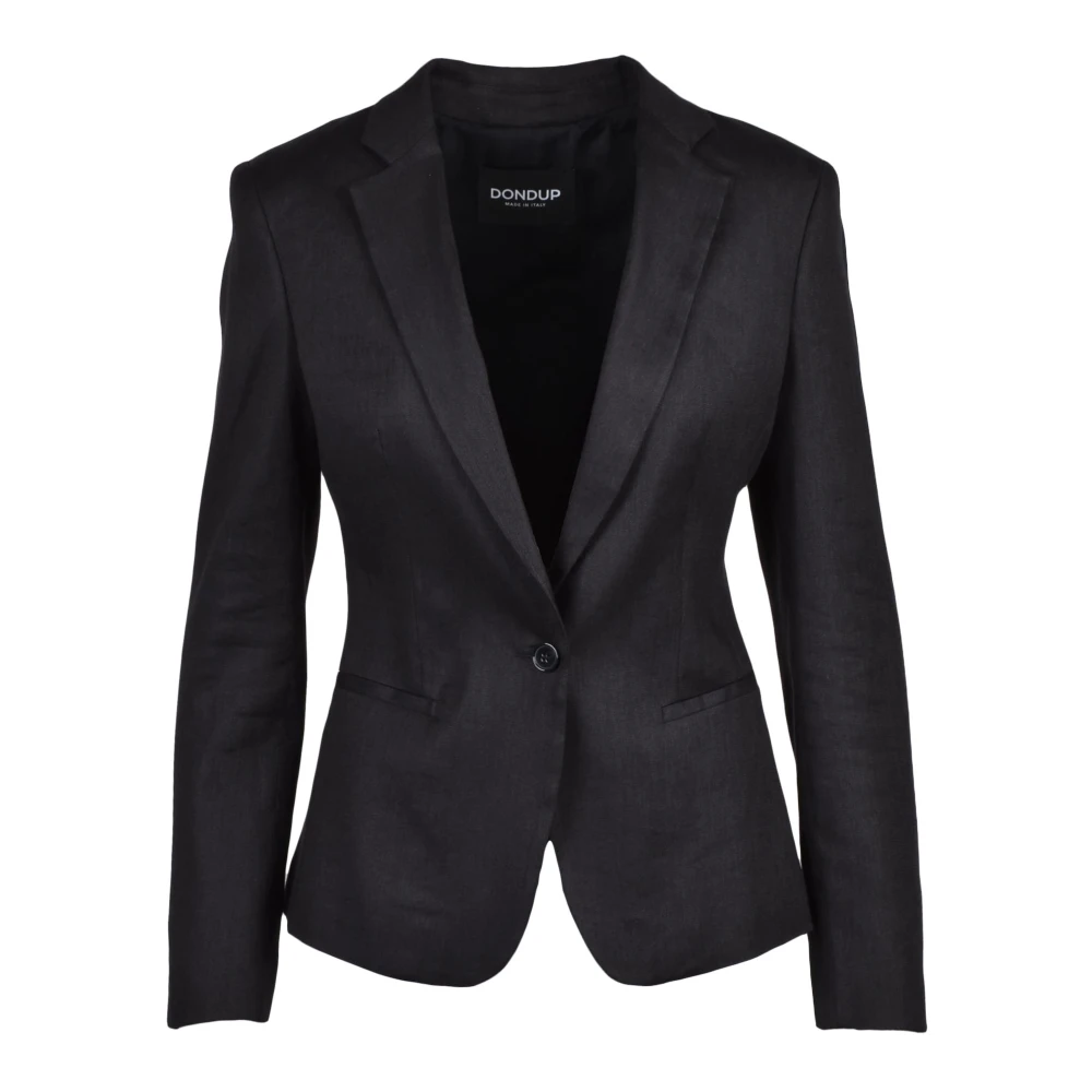 Dondup Donna Nero Giacche, S, New,