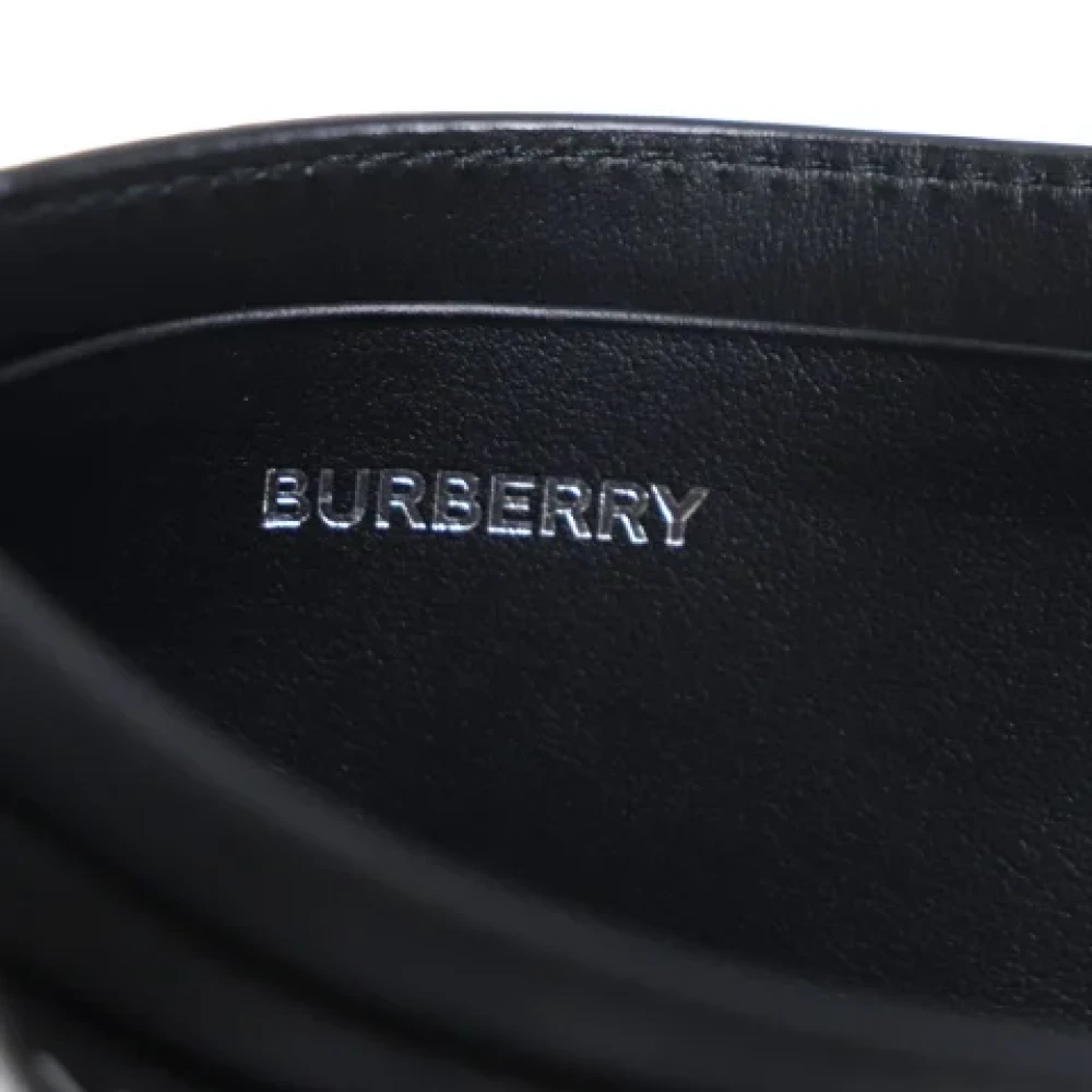 Burberry Vintage Pre-owned Leather wallets Black Dames