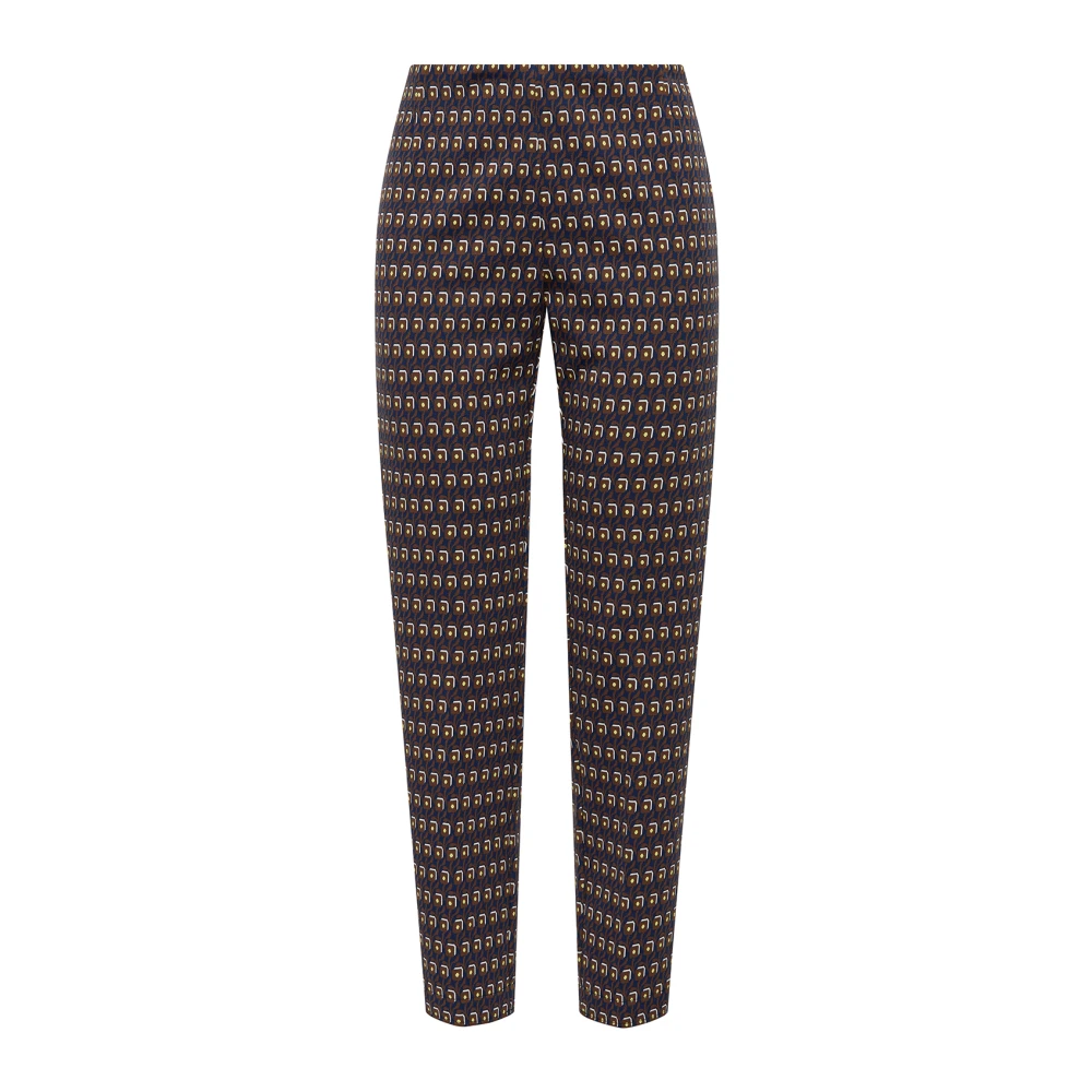 Maliparmi Bloemen Jacquard Broek Multicolor Dames