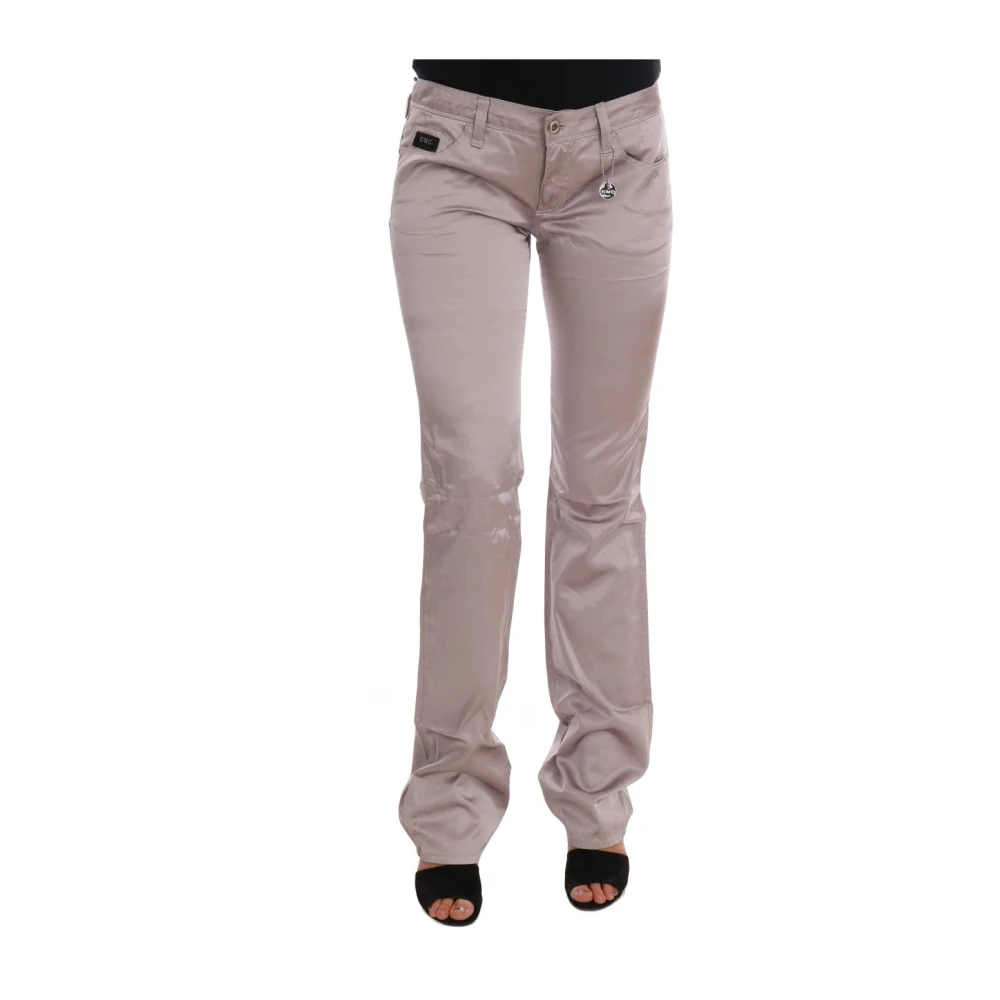 Costume National Beige Slim Fit Designer Jeans Beige Dames