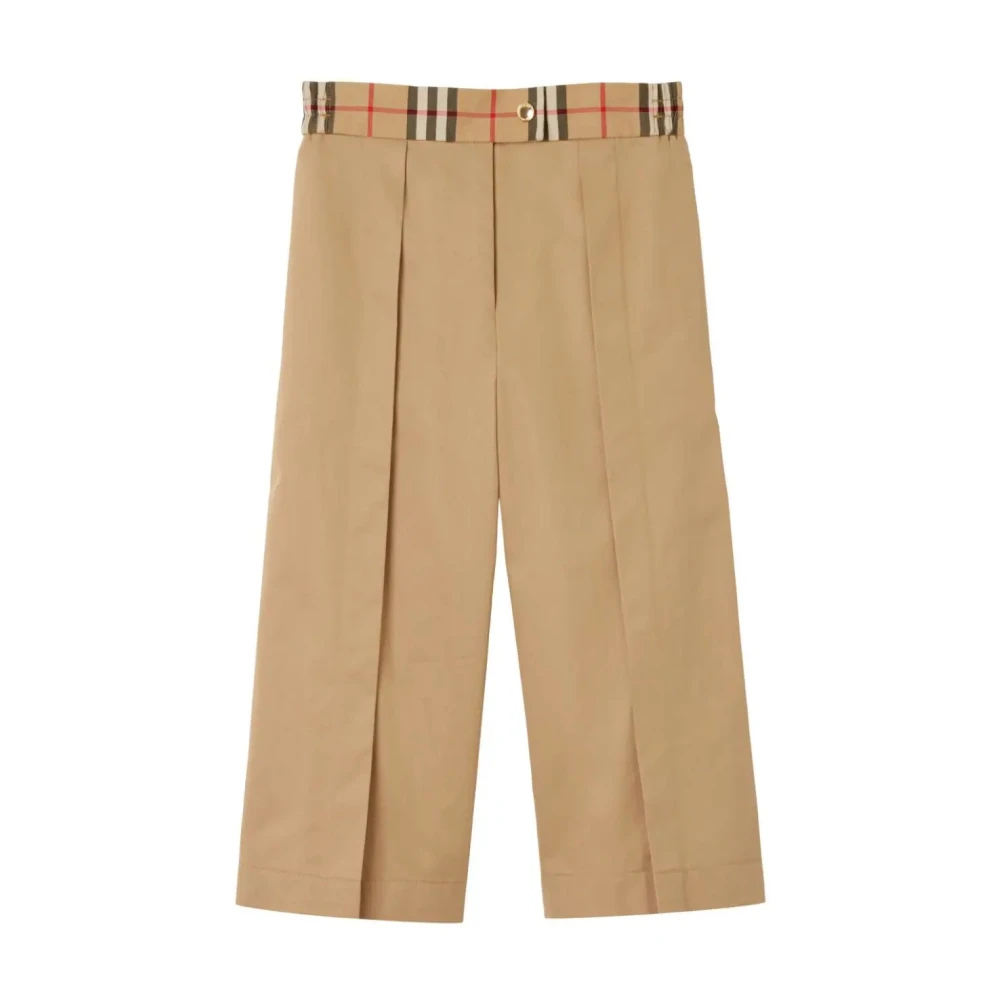 Burberry Unisex Kids Beige Hermia Trousers - Trousers - 10 Y - Kids