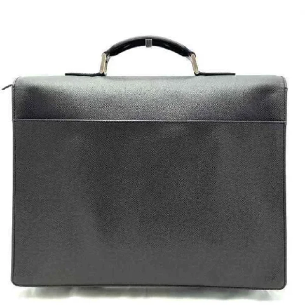 Louis Vuitton Vintage Pre-owned Leather handbags Black Heren