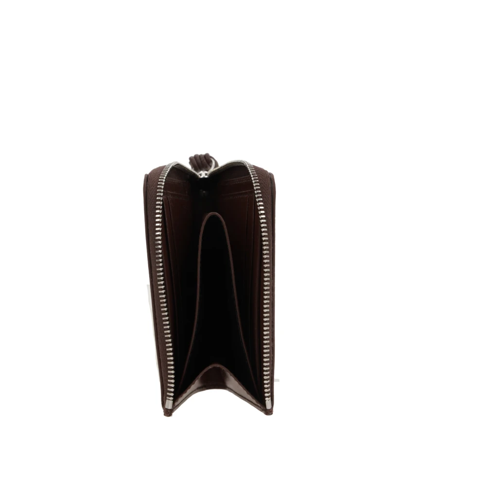 Jil Sander Bruin leren creditcardhouder Brown Dames