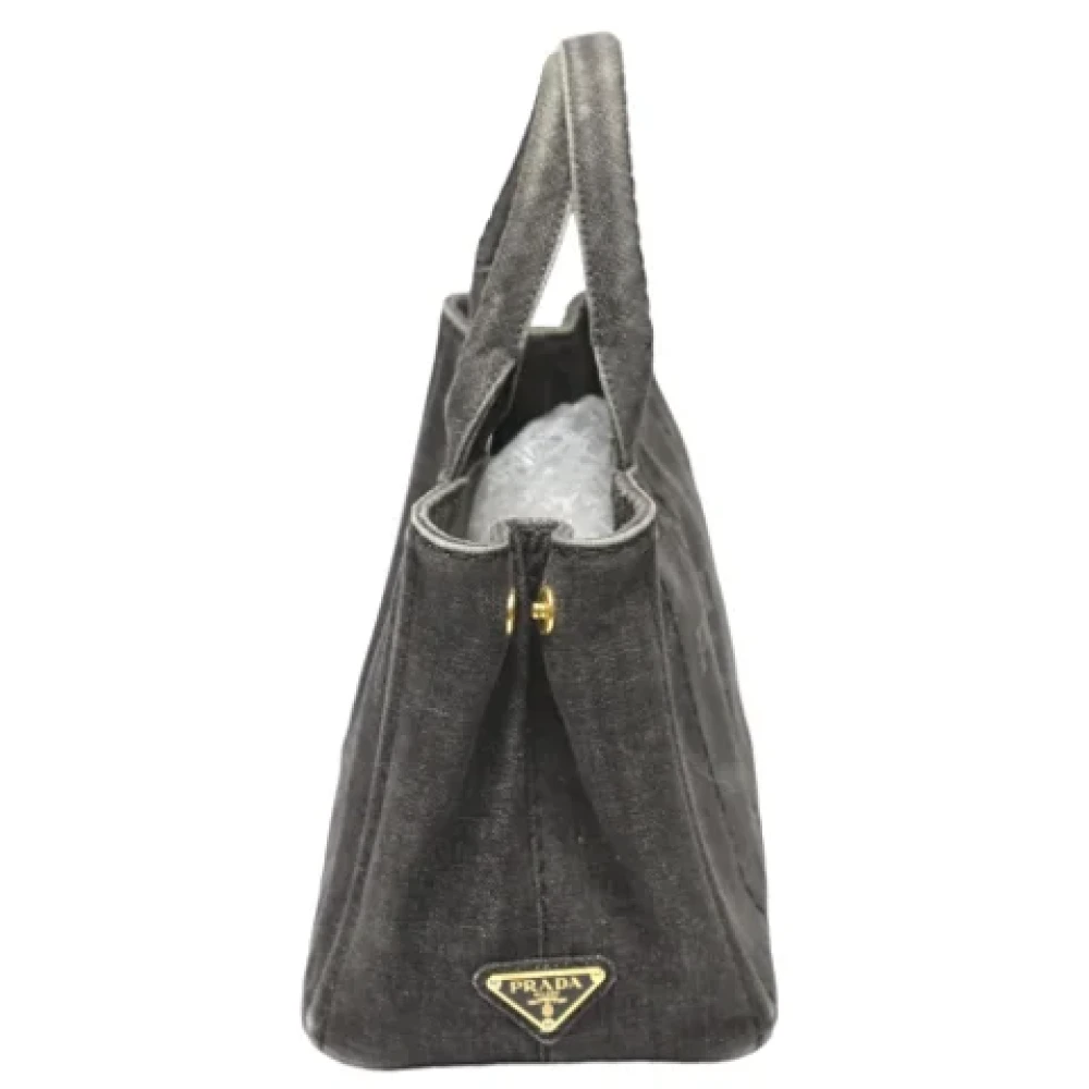 Prada Vintage Pre-owned Fabric prada-bags Gray Dames