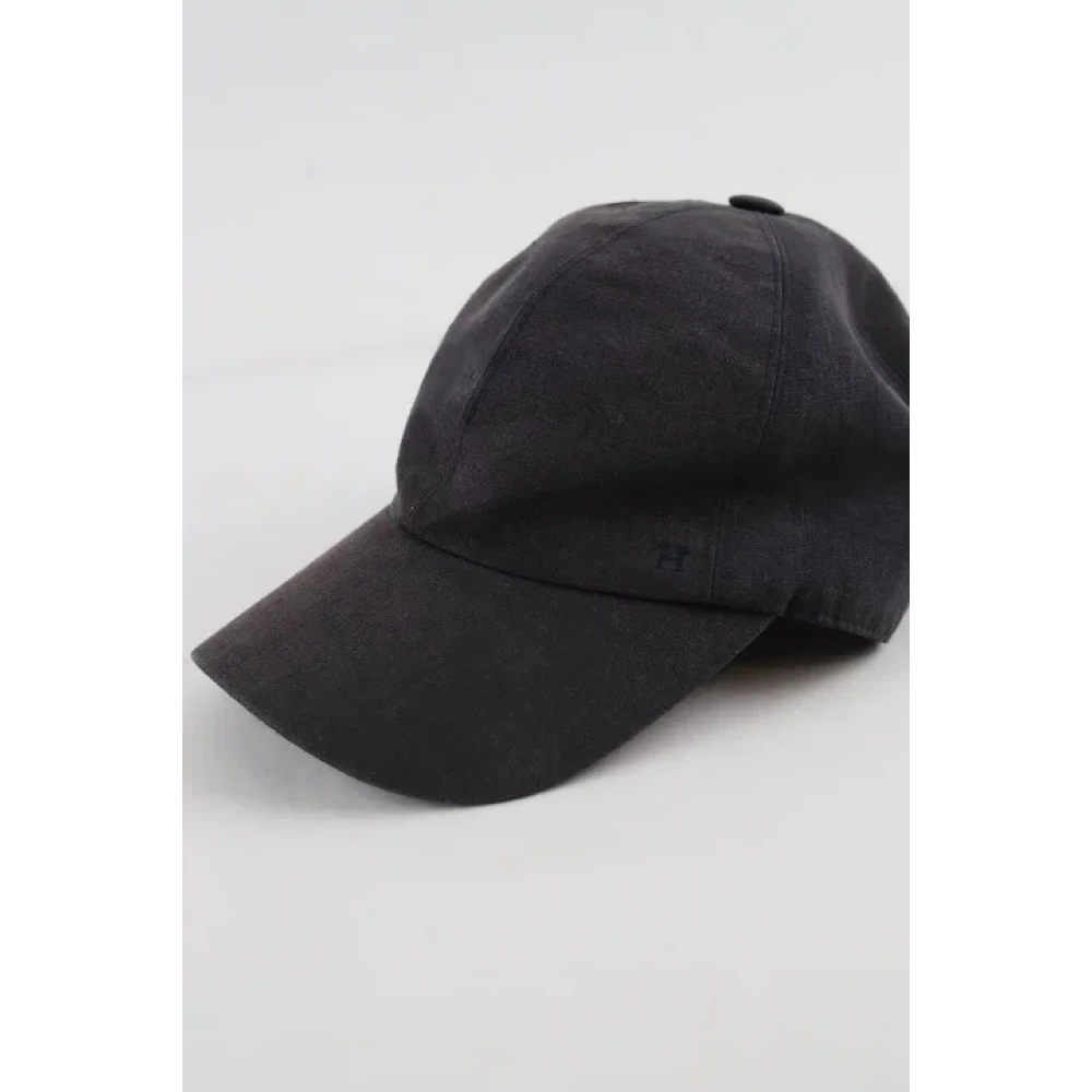 Hermès Vintage Pre-owned Cotton hats Gray Dames