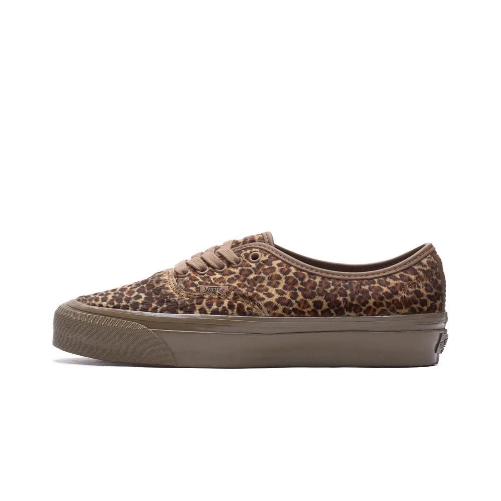 Vans Women's Brown Sneakers, 4 Uk, Leopard Pony Hair Trainers