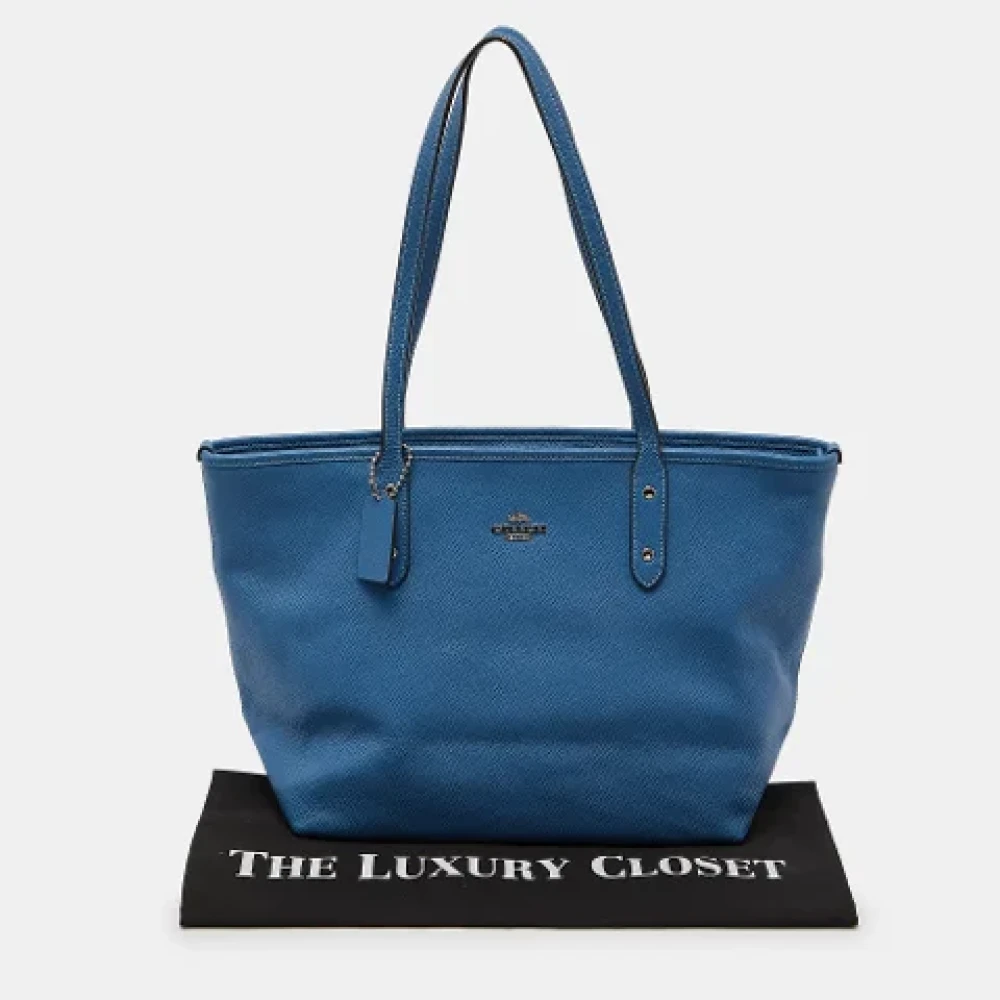Coach Pre-owned Leather totes Blue Dames