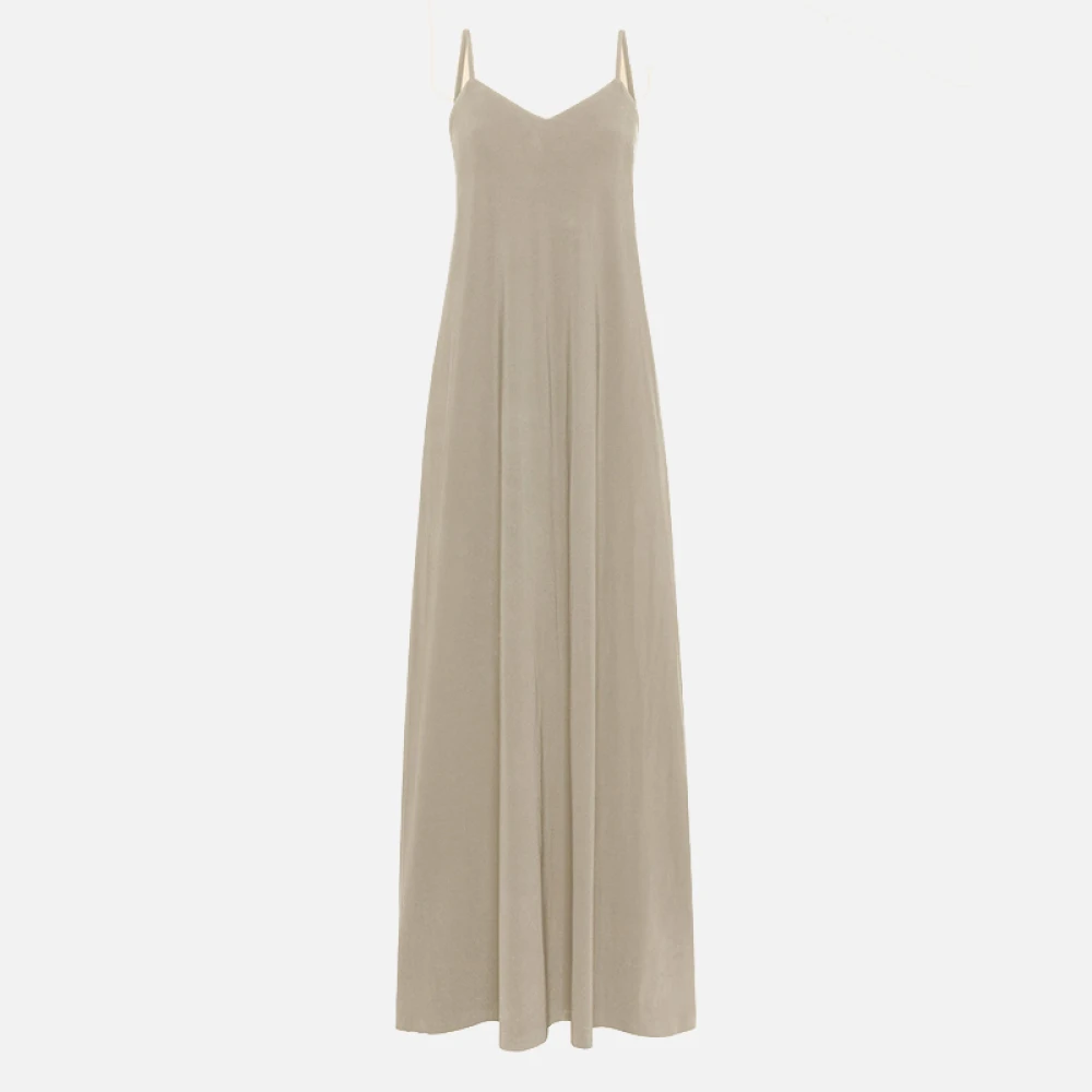 Rrd Women's Gray Surflex Light Long Dress - Maxi Dresses - Xs - Dresses