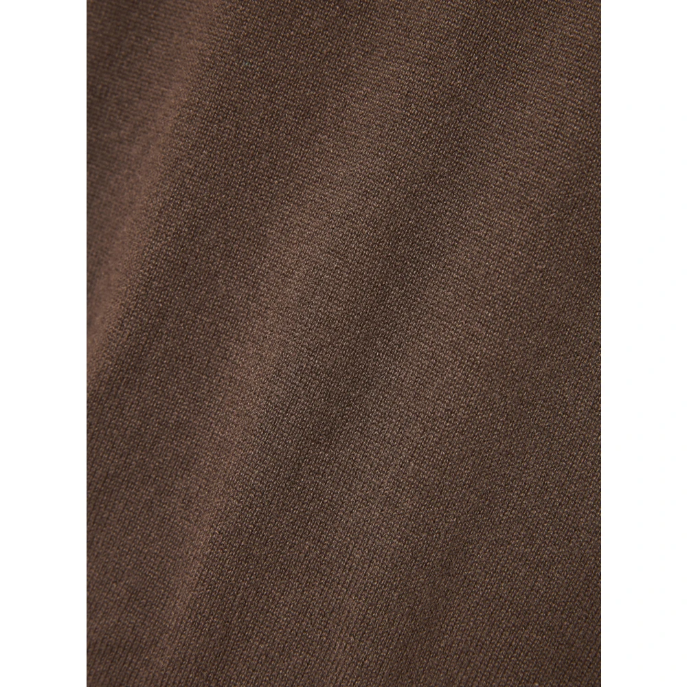 Colombo Luxe Kid Cashmere Crew-Neck Sweater Brown Heren