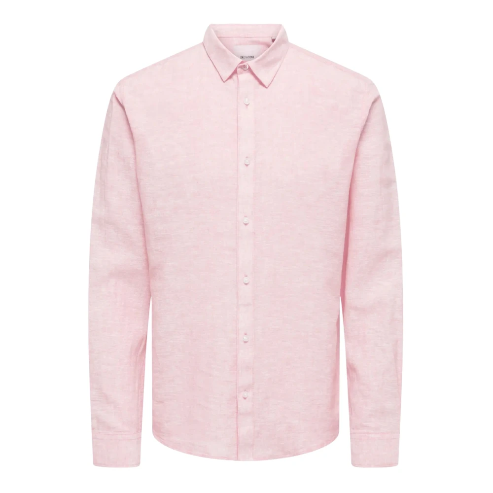 Only & Sons Pink Formal Shirts, Male, Xl, Onscaiden Life Ls Shirt