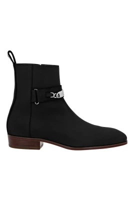 Nabuk Boots Low Flat