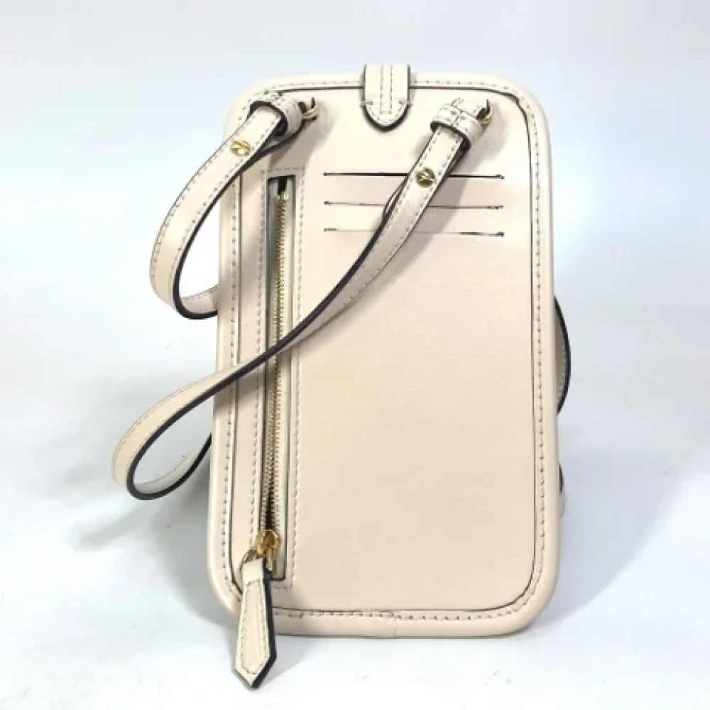 Fendi Vintage Pre-owned Canvas fendi-bags Beige Dames
