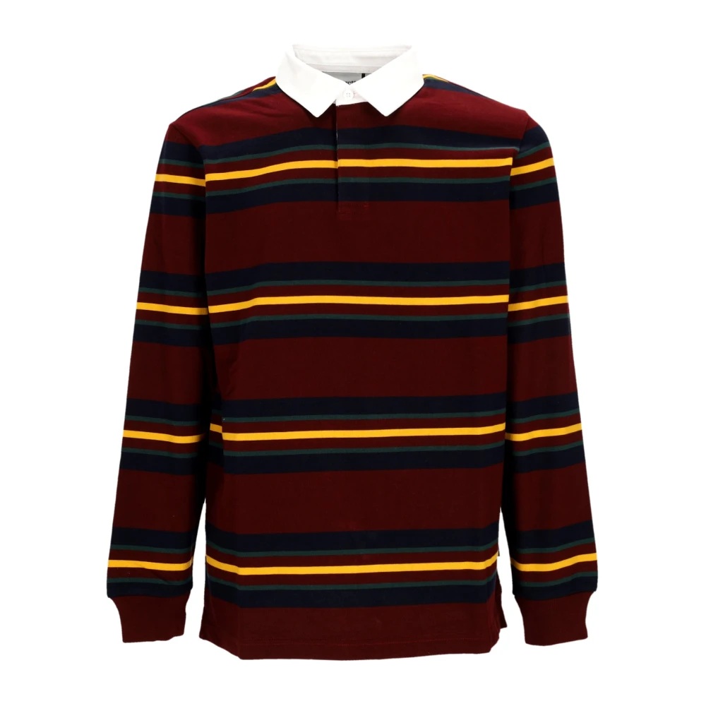 Carhartt WIP Gestreept poloshirt met lange mouwen Multicolor Heren