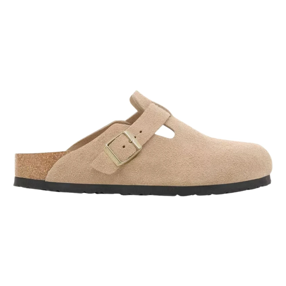Birkenstock Beige Mules, Female, 7 Uk, Boston Narrow Fit