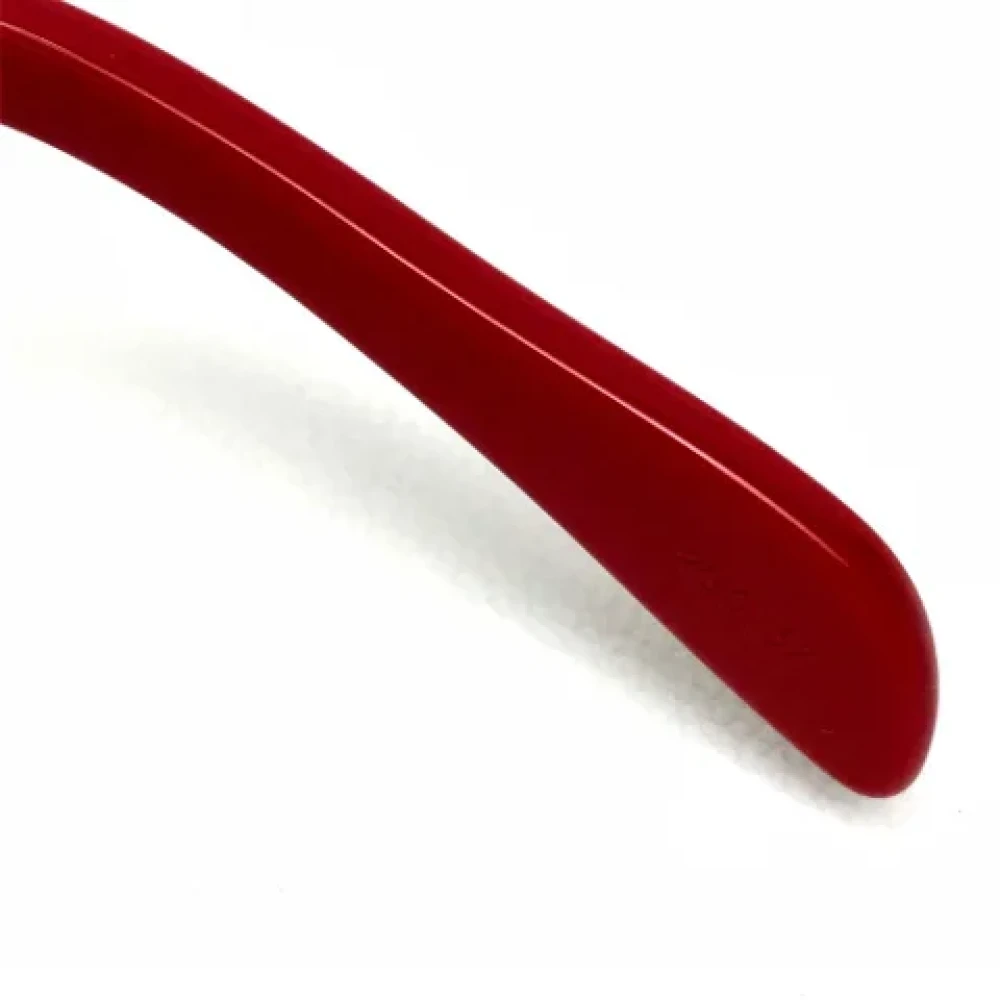 Louis Vuitton Vintage Pre-owned Plastic sunglasses Red Dames