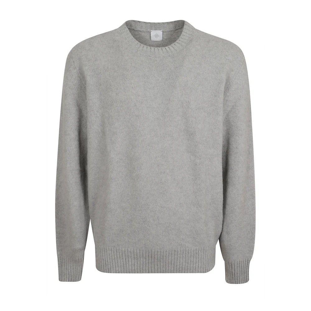 Eleventy Luxe Grijze Wollen Trui Aw24 Gray Heren