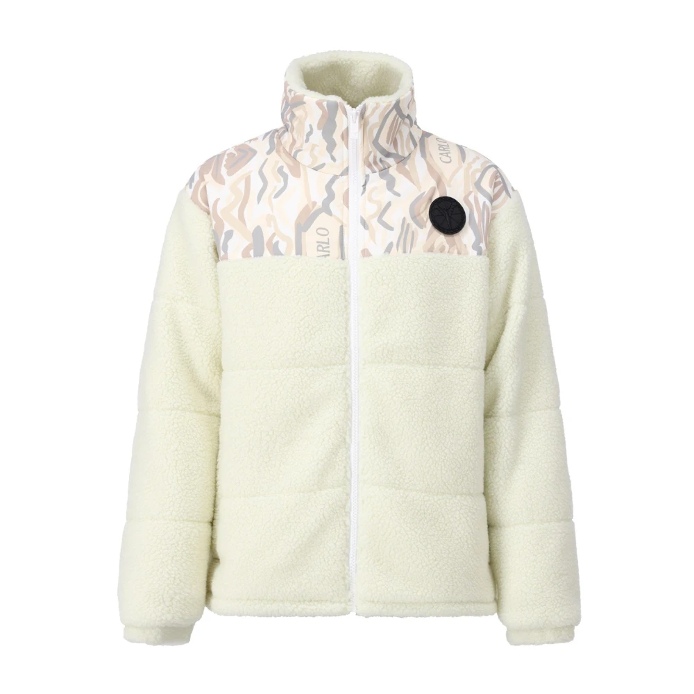 Carlo colucci Gewatteerde Teddyjas Beige Heren