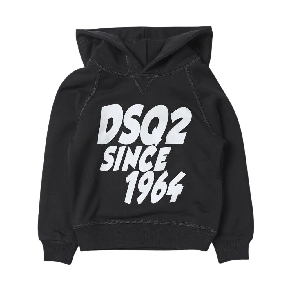Dsquared2 Unisex Kids Black Graphic Kids Sweatshirt