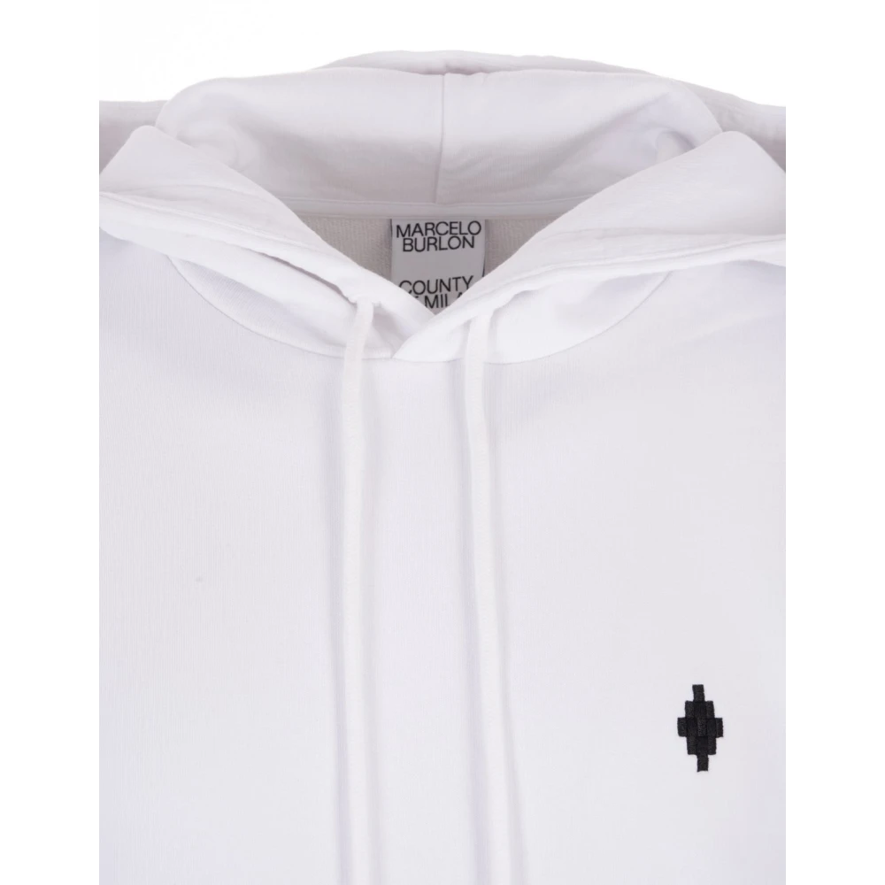Marcelo Burlon Sweatshirts White Heren