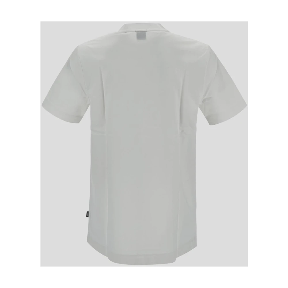Hugo Boss Katoenen Boss Logo T-shirt White Heren