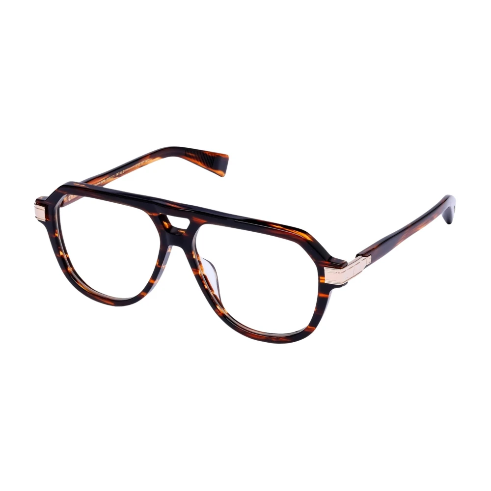 Balmain Unisex Brown Francoise Ii Eyeglasses - Glasses - 57 Mm - Accessories