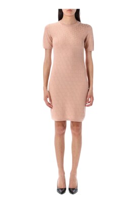 short-sleeve-knit-dress-with-motif