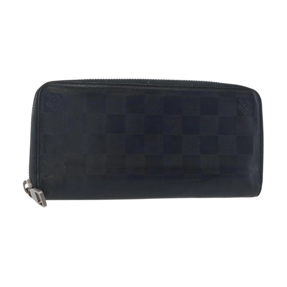 Louis Vuitton Vintage Women's Blue Pre-Owned Zippy Wallet