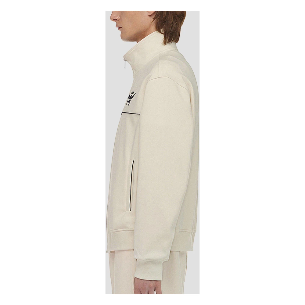 MCM Essentiële trainingsjas in Romanit met logo White Heren