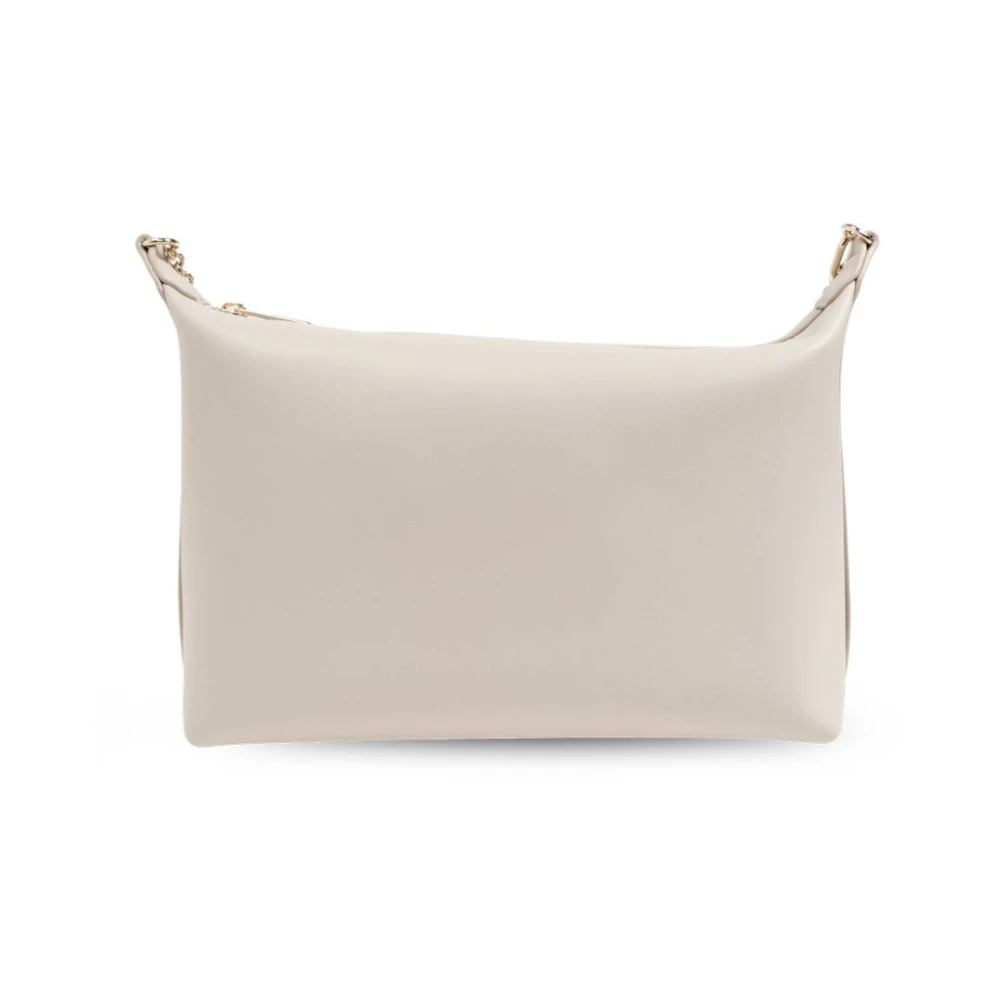 Furla Witte Leren Schoudertas White Dames