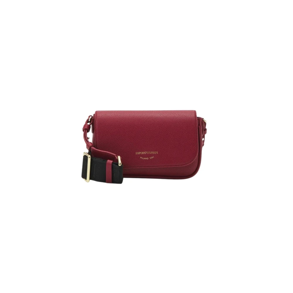 Emporio Armani Flap Cross Väska Red, Dam