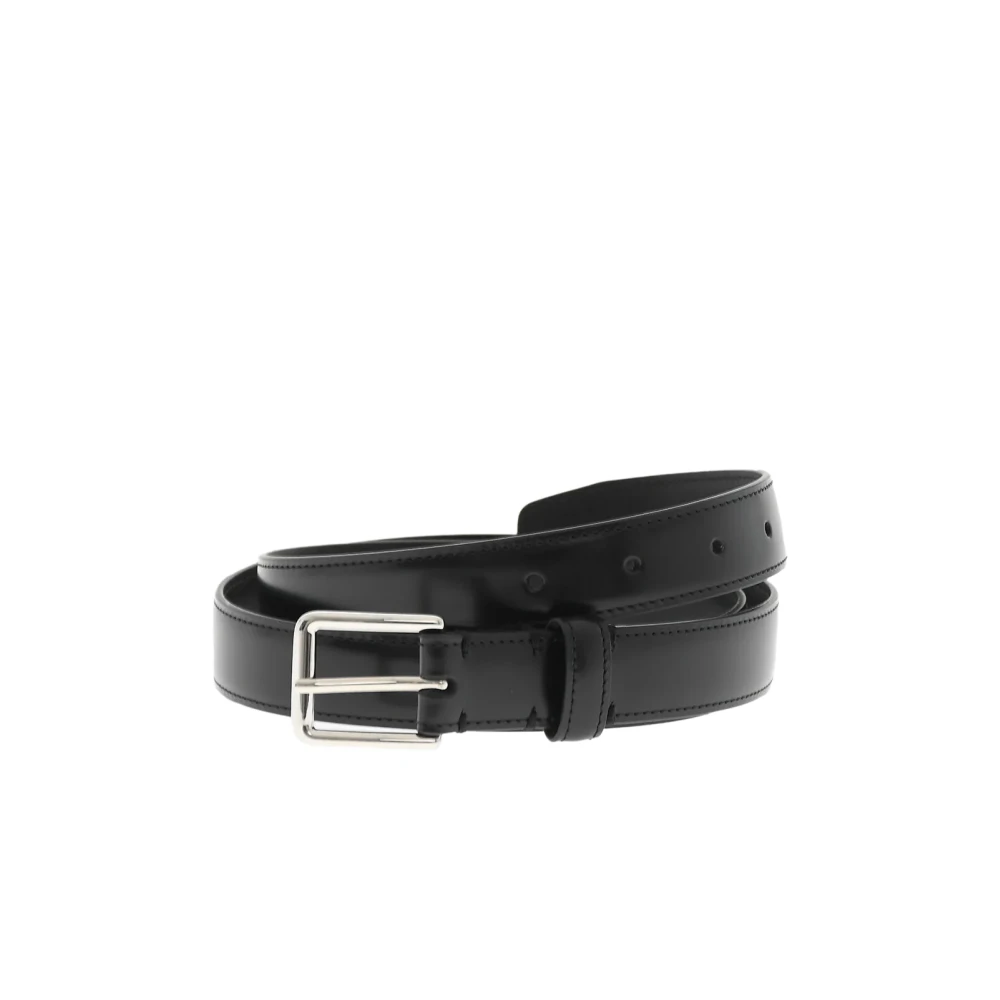 Dsquared2 Men's Black Belts, 90 Cm, Classic Buckle Belt