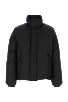Skull Jacquard Puffer Jacket