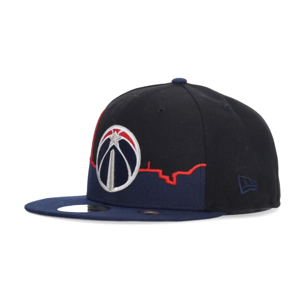 New era NBA Tip Off Flat Brim Cap Black Heren