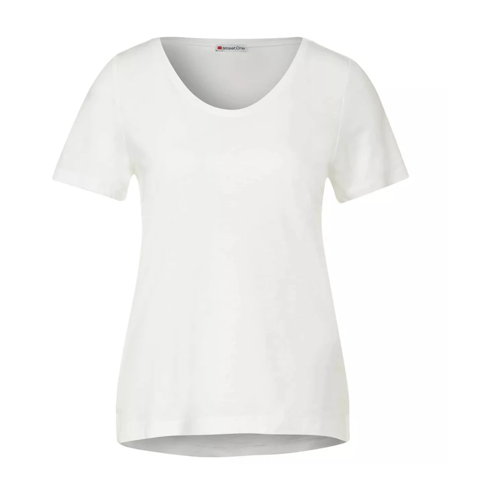 Street One T-Shirts White Dames