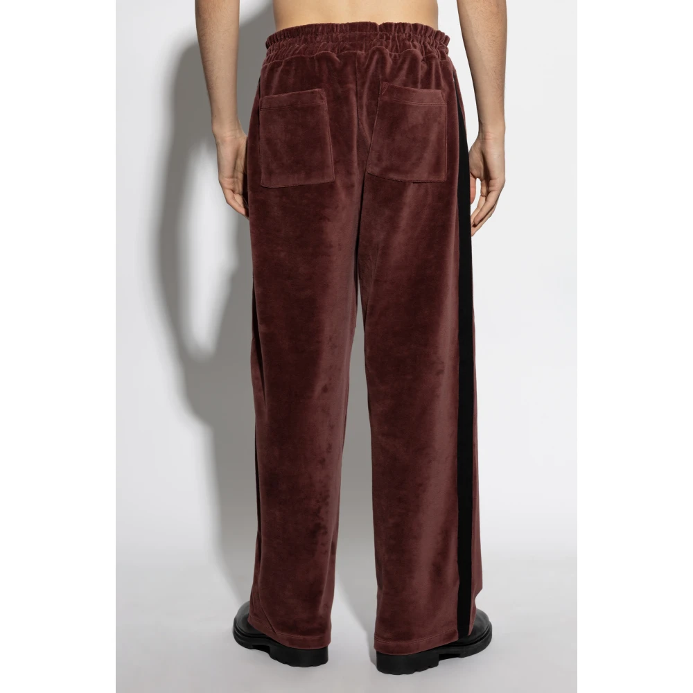 AllSaints Draven broek met zijstrepen Red Heren