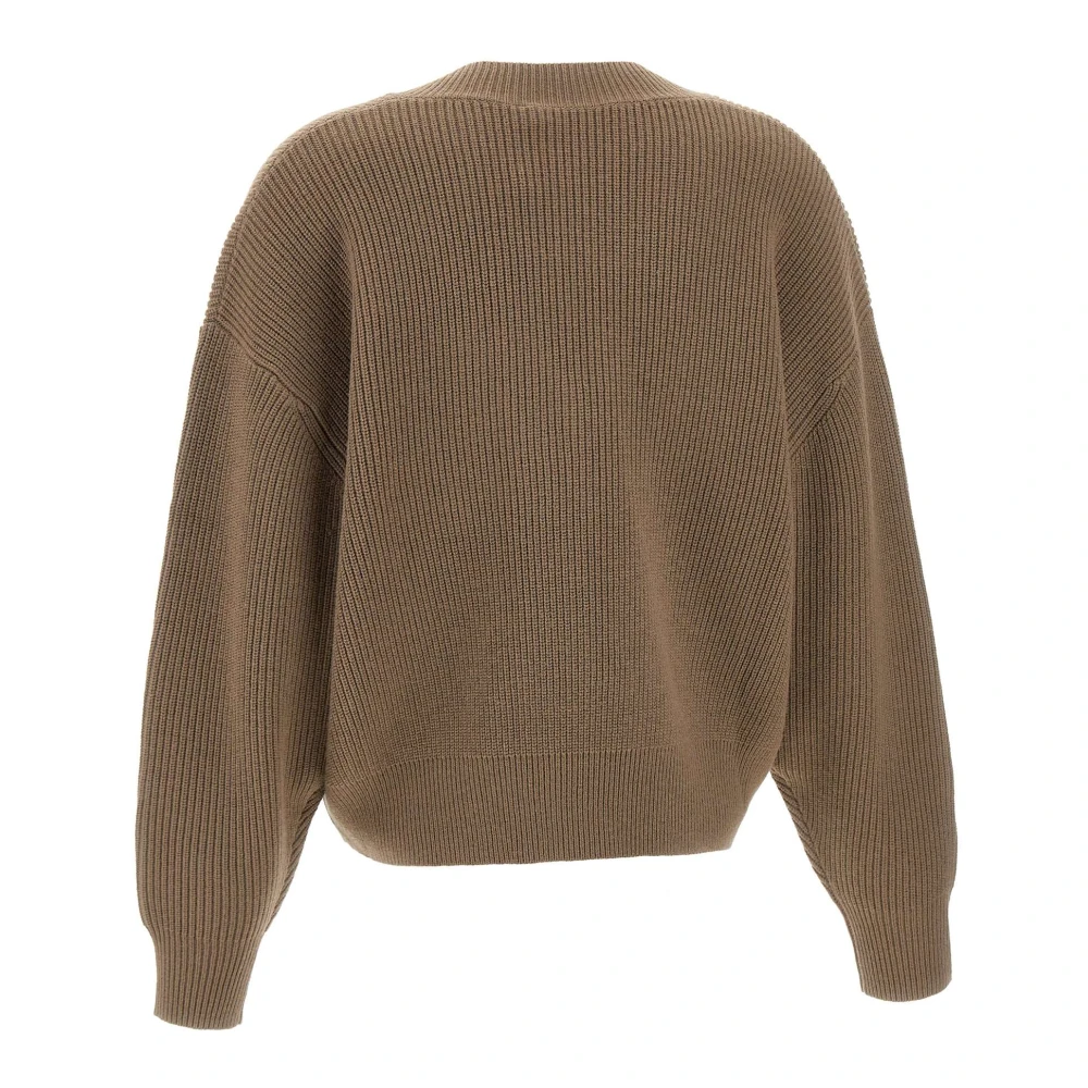 IRO Bruine Wol Zijde Kasjmier Trui Brown Dames