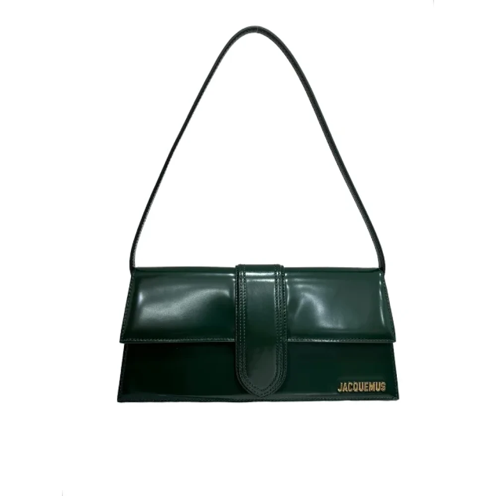 Jacquemus Pre-owned Leather shoulder-bags Green Dames
