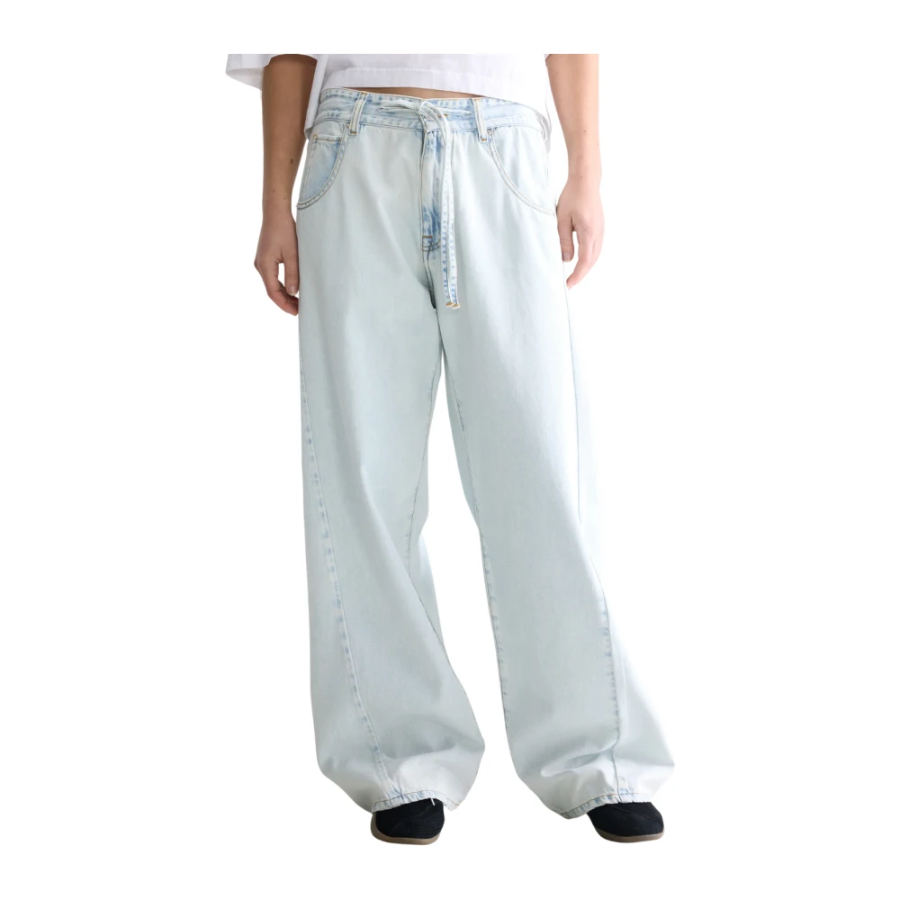 Bellerose Women's Blue Wide Jeans, W27, Pearcy Jeans