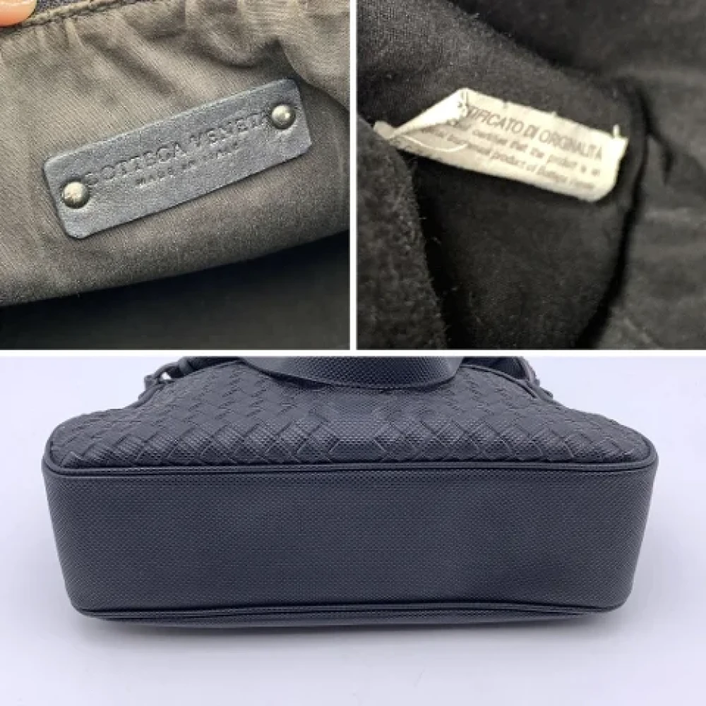 Bottega Veneta Vintage Pre-owned Canvas shoulder-bags Black Dames