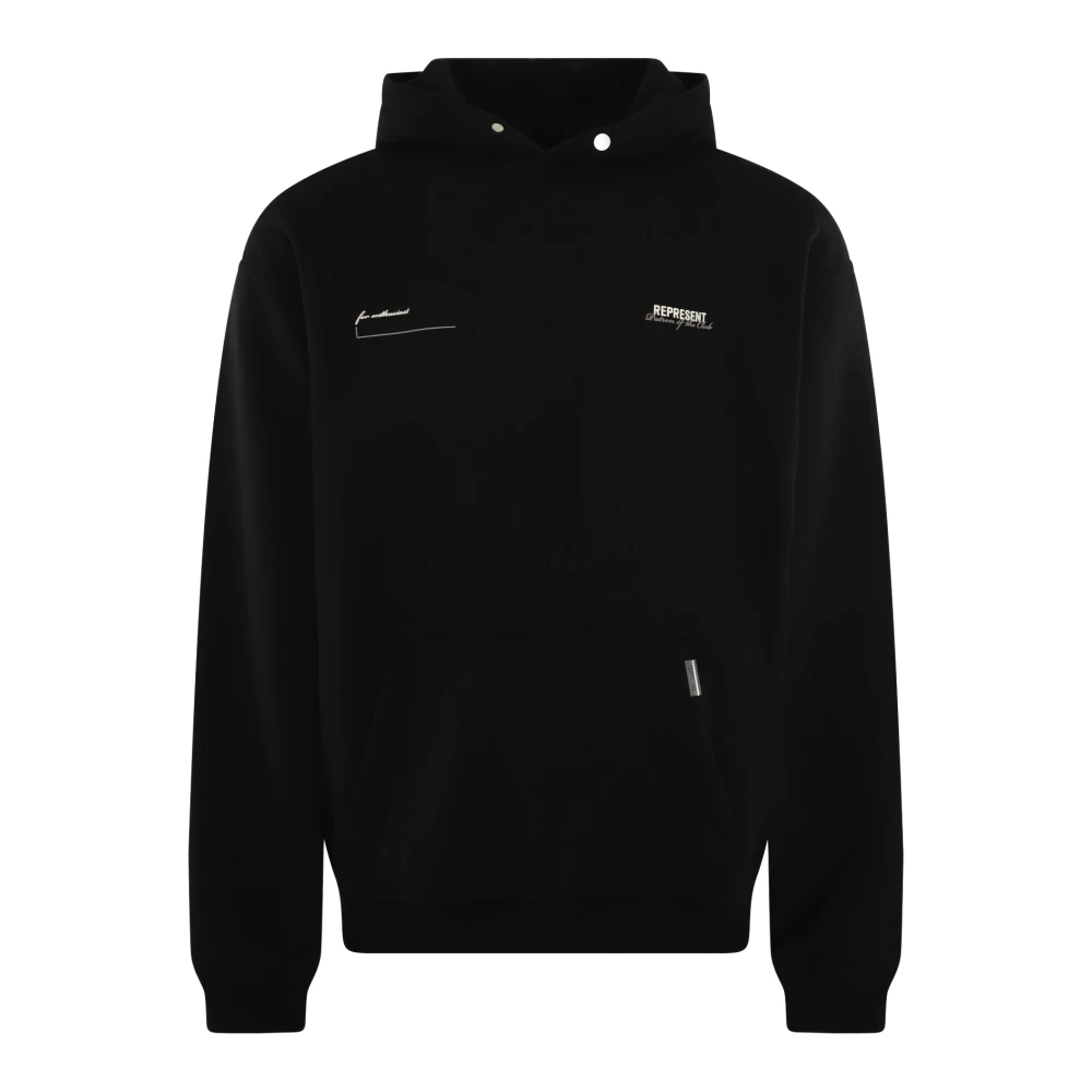 Represent Men's Black Hoodies, S, Patron Of The Club Hoodie