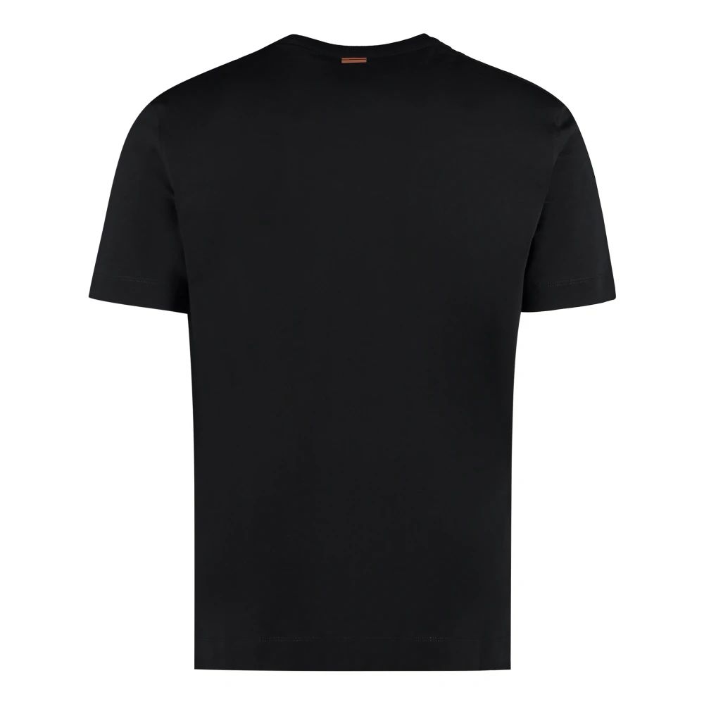 Ermenegildo Zegna T-Shirts Black Heren