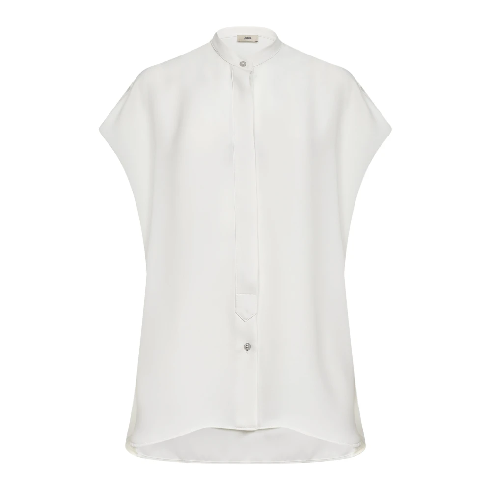 Herno Donna Bianco Camicette M, New,