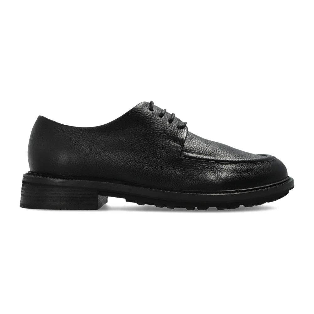 Marsell Mannelijk Zwart Schoenen Heren, 44 Eu, Leer, Gruboot Leren Schoenen
