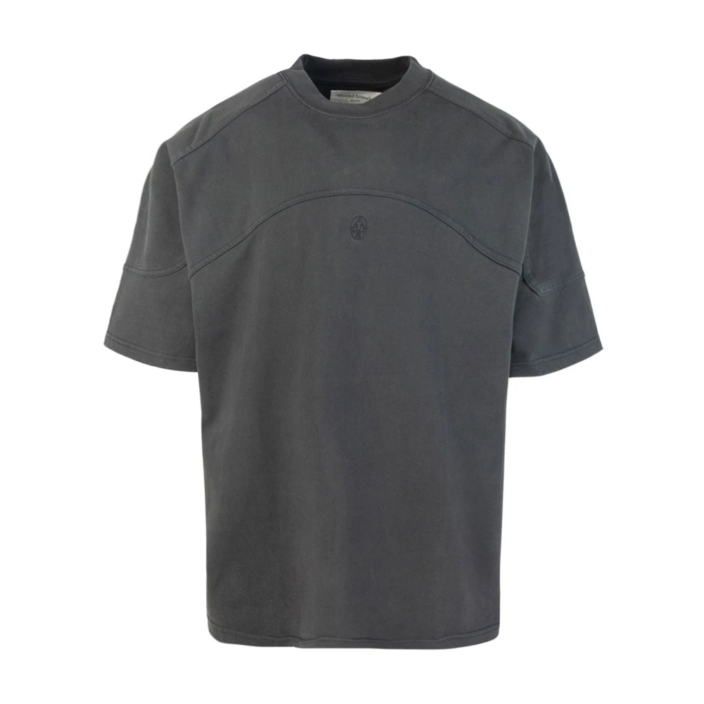 Untitled Artworks Zwart Kunstwerk T-shirt Oversized Pasvorm Black Heren