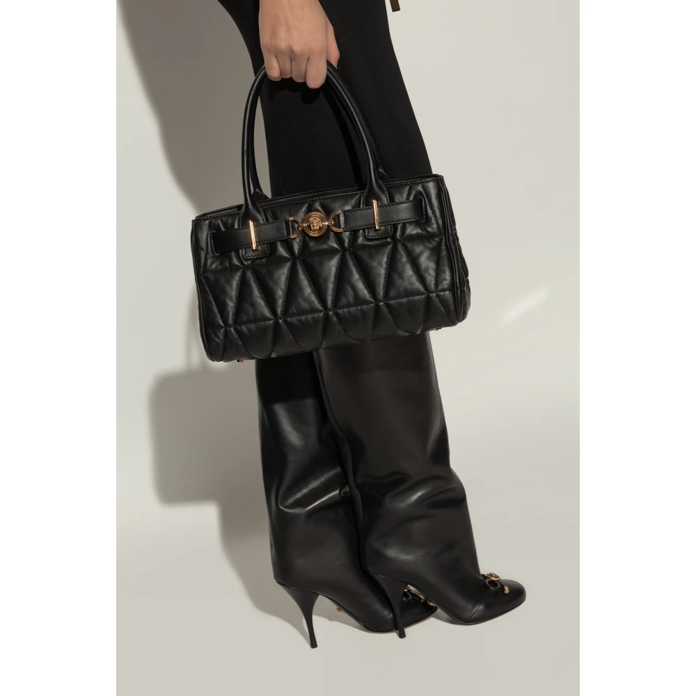 Versace Handtas Medusa 95 Black Dames
