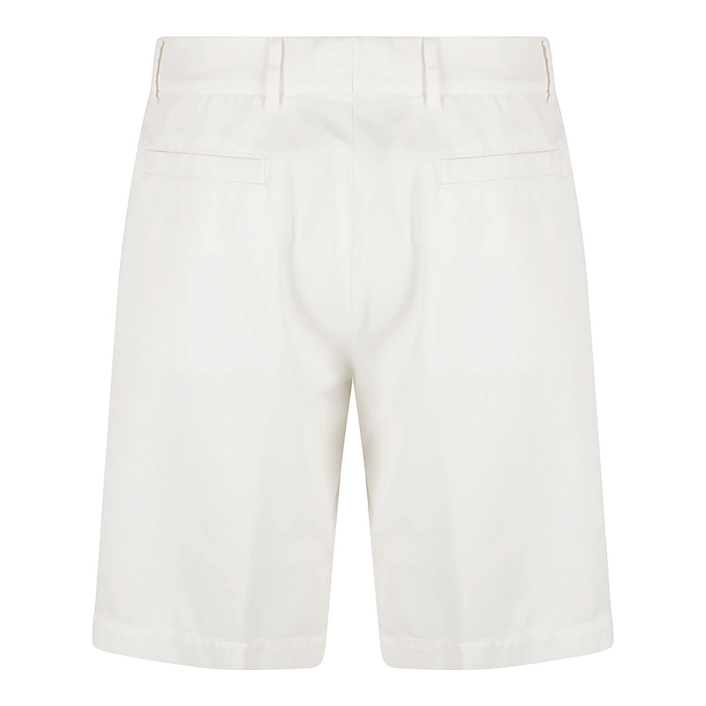 BRUNELLO CUCINELLI Elegante Shorts voor Heren White Heren