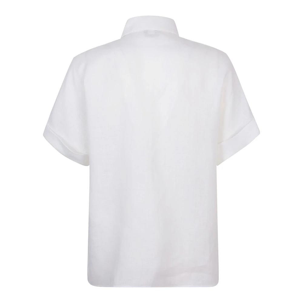 Eleventy Short Sleeve Shirts White Dames